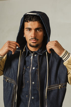 YES LONDON GIUBBINO DENIM XG5271 BLU