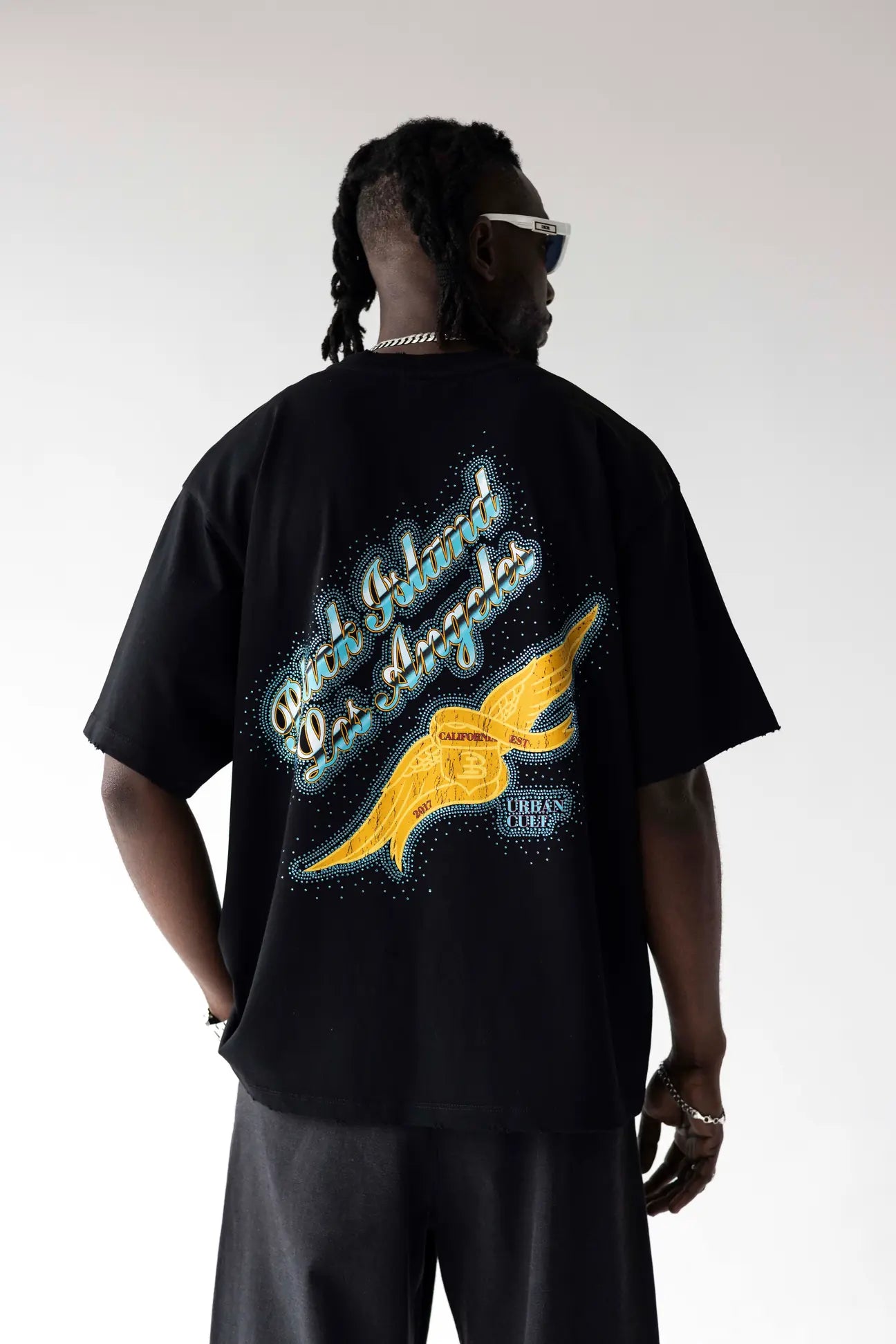 BLACK ISLAND
Oversized Graphic Print T-Shirt