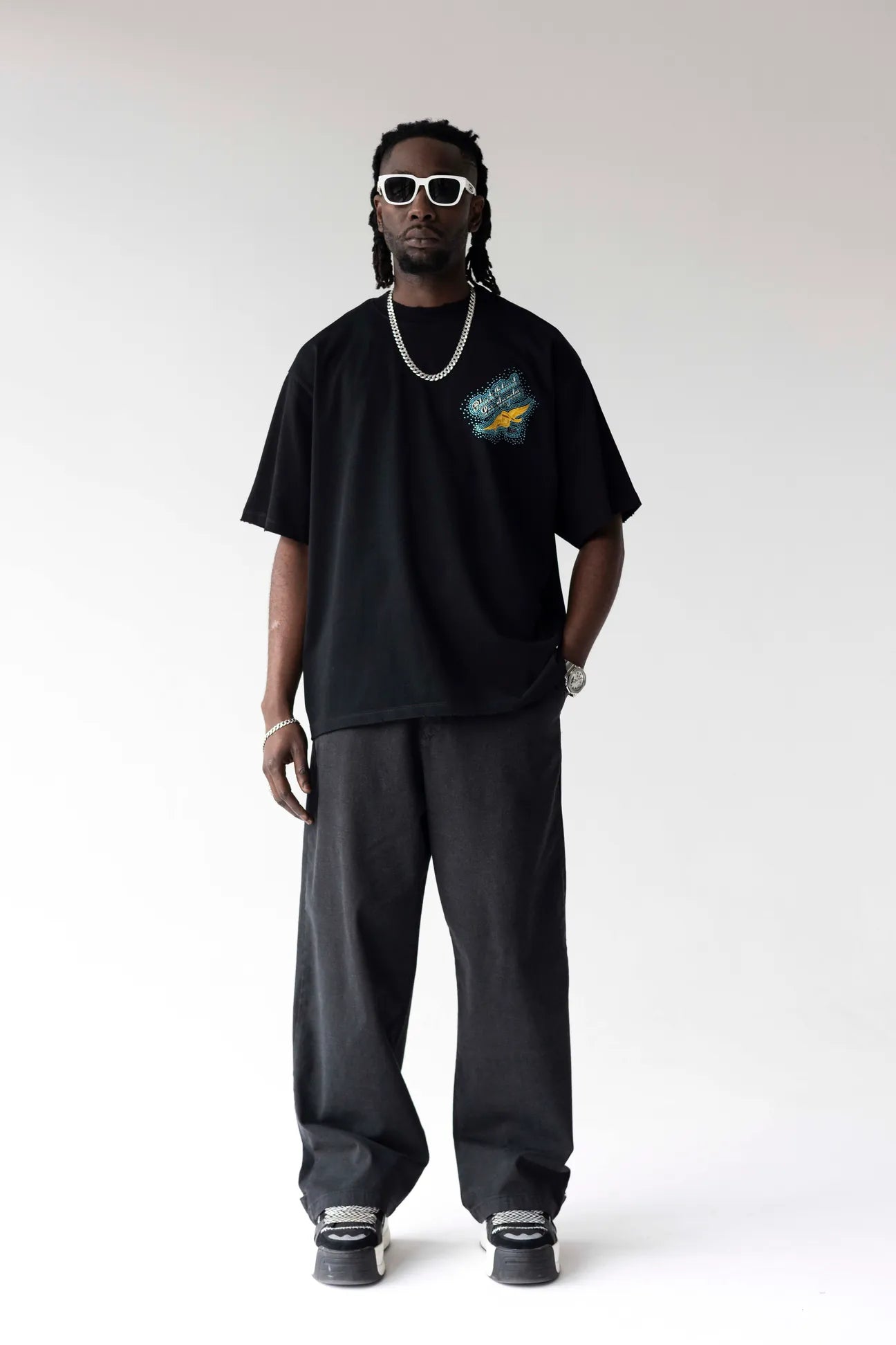 BLACK ISLAND
Oversized Graphic Print T-Shirt