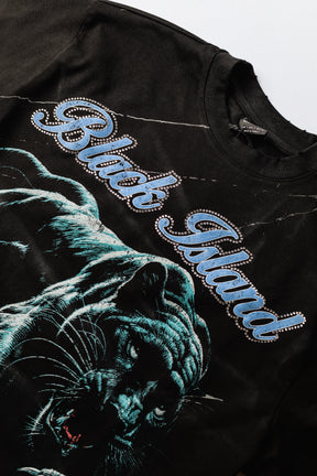 BLACK ISLAND
Panther Graphic Oversized T-Shirt | Black Island