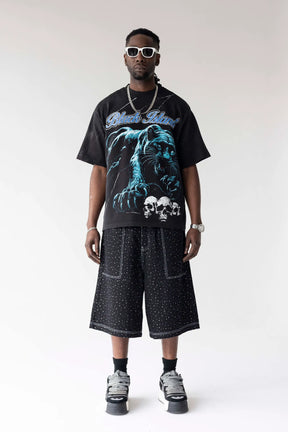 BLACK ISLAND
Panther Graphic Oversized T-Shirt | Black Island