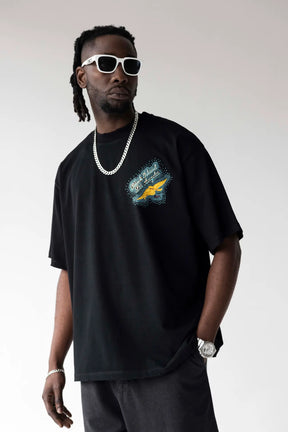 BLACK ISLAND
Oversized Graphic Print T-Shirt