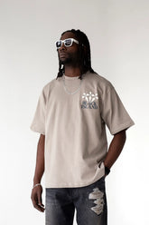 Black Island Triple Cross Oversized T-Shirt