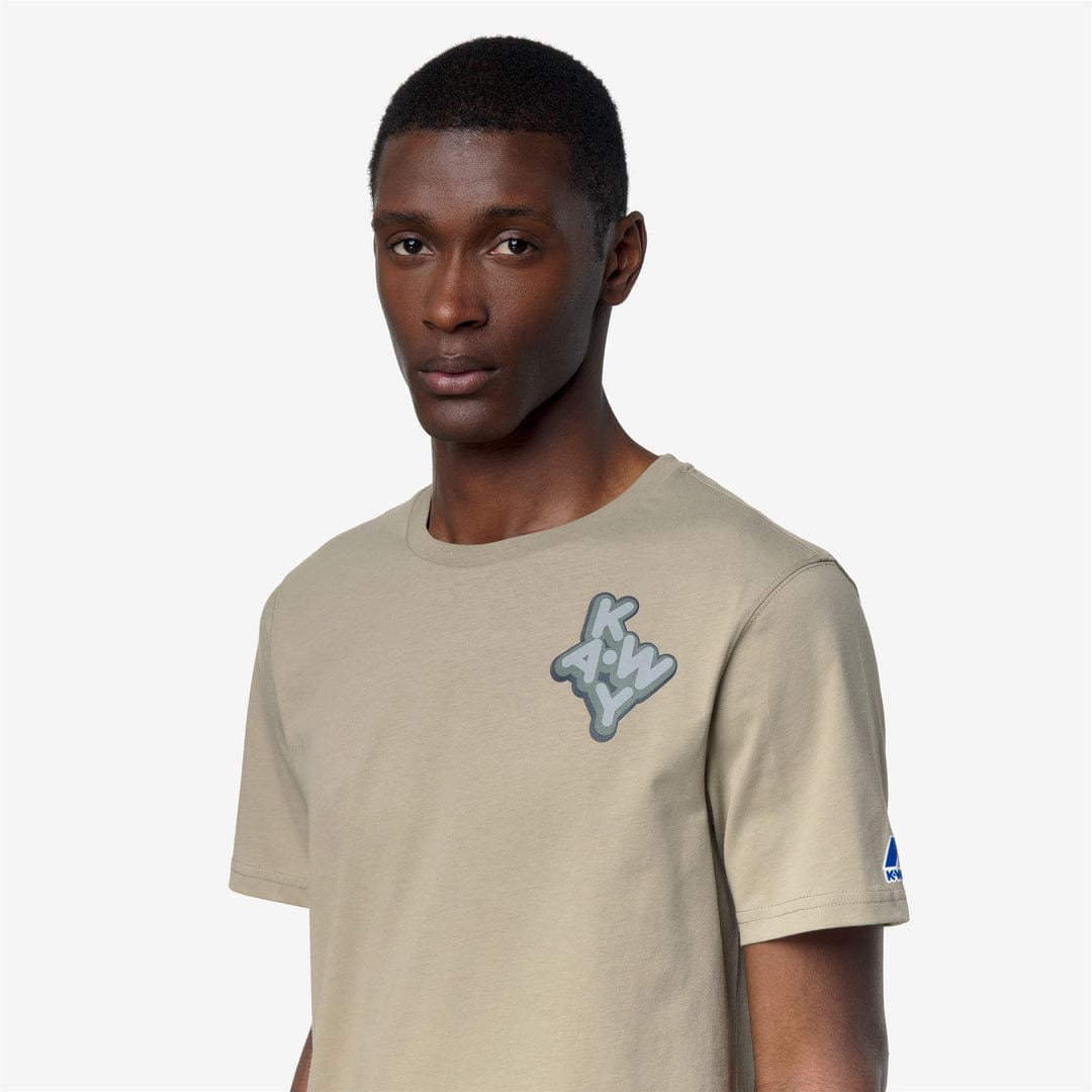 T-SHIRT KWAY LEONIDE SCATTERED LETTERING