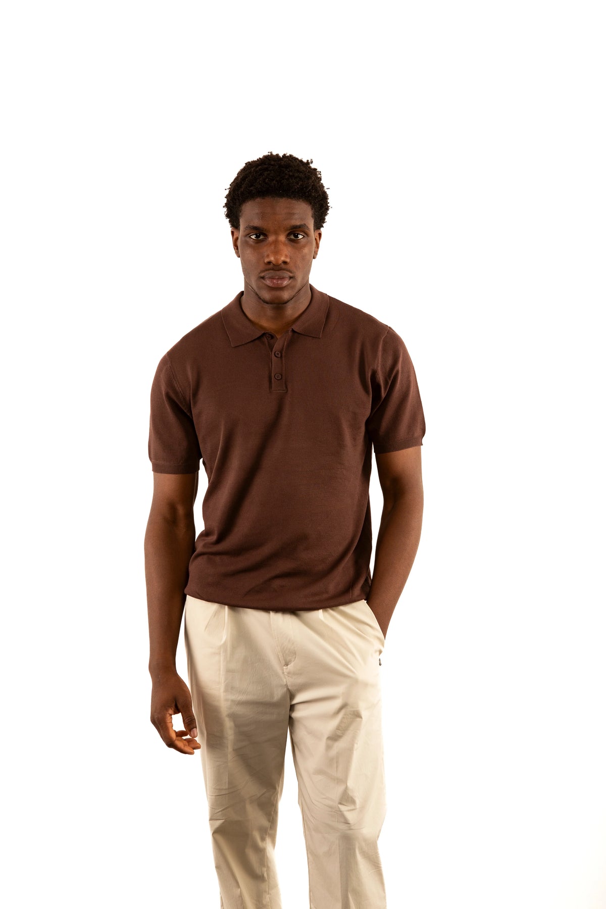 Why Not Brand POLO IN FILO | MARRONE