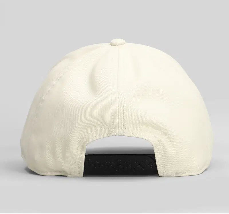 PALM ANGELS CAPPELLO IN COTONE PANNA